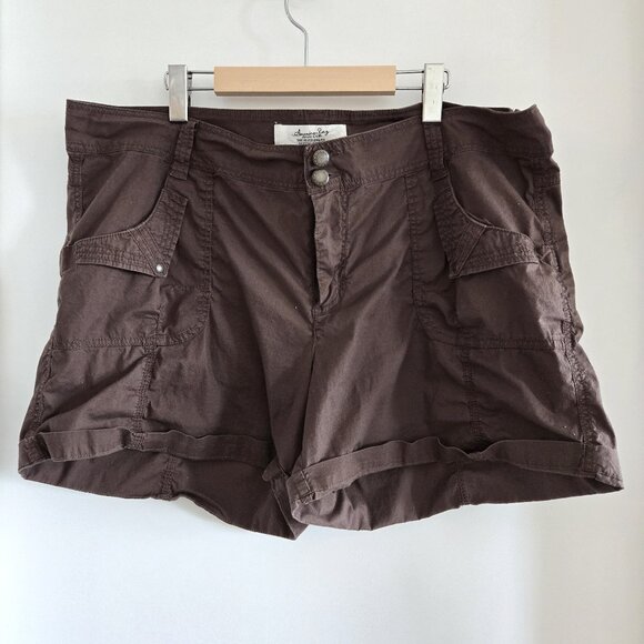American Rag Brown Cargo Shorts - Picture 1 of 5